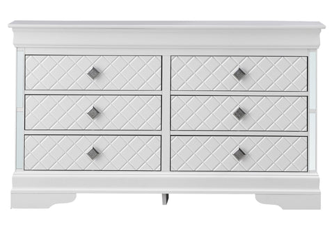 Verona - Stylish Dresser - Silver Champagne