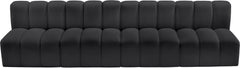 Arc - Faux Leather 4 Seats Modular Sofa