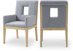 Gwendolyn - Dining Arm Chair With Natural Frame