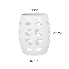 Large Metal End Table