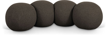 Apollo - Boucle Fabric Bench