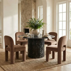 Celine - Velvet Performance Fabric Upholstered Dining Chair (Set of 2)