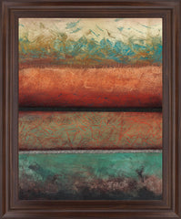 Terracotta Ember - 28" x 34" Framed Wall Art