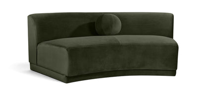 Avra - Velvet Performance Fabric Upholstered Armless Sofa