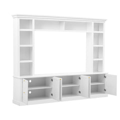 All-In-One TV Stand With Bookcase For TVs Up To 70"
