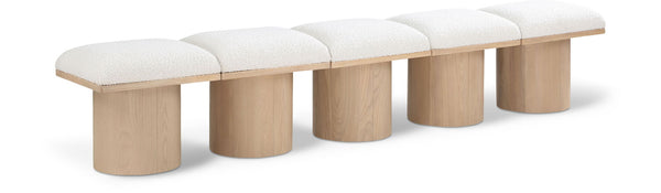 Pavilion - 5 Piece Modular Bench With Natural Base