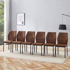 Luxury Simple Chair With Metal Leg