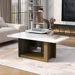 Small Square Coffee Table With End Table (Set of 2)