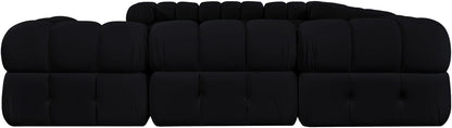 Orin - Velvet Performance Fabric Upholstered 9 Piece Sectional