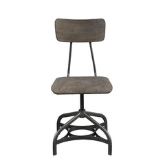Jonquil - Side Chair With Swivel (Set of 2) - Gray Oak & Sandy Gray