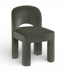 Celine - Velvet Performance Fabric Upholstered Dining Chair (Set of 2)