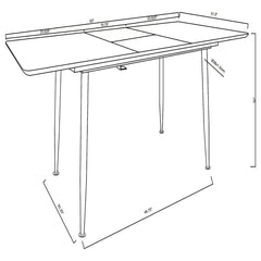 Grant - Extension Dining Set