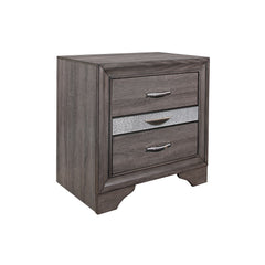 Ryder - Sparkle Nightstand - Gray