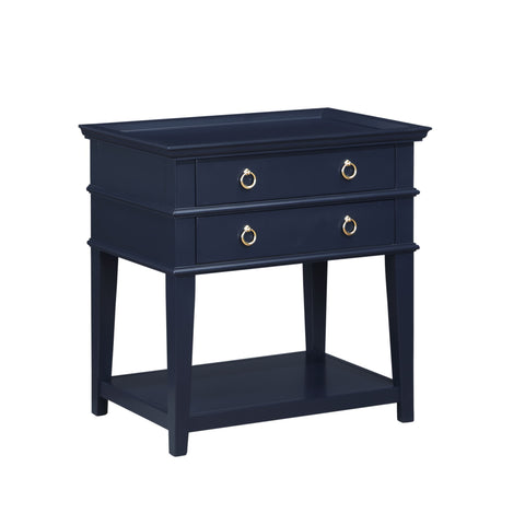 Carmona - 2 Drawer Tray Top Nightstand Pulls