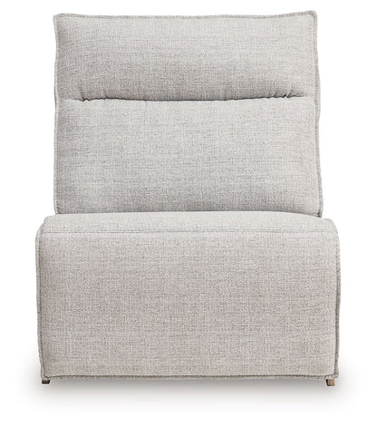 Modmax II - Power Armless Recliner With Adjustable Headrest - Stone