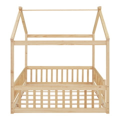Bed House Bed Frame With Fence