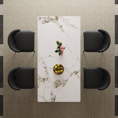 Modern Rectangular Dining Table For 6 With Chairs