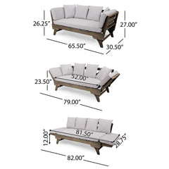 Ottavio - Convertible Sofa Daybed With Water Resistant Cushions