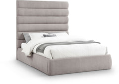 Adam - Linen Fabric Bed With 70.5" Headboard
