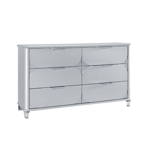 Laura - 5 Piece Bedroom Set With Upholstered Headboard
