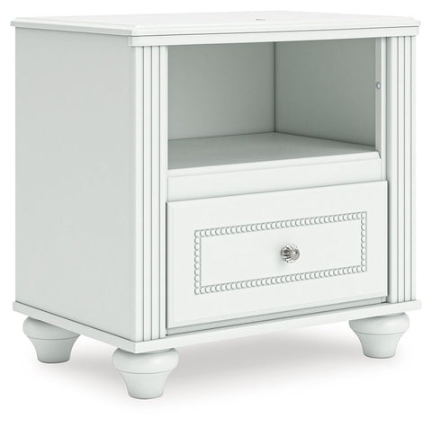 Kozlani - One Drawer Night Stand - White