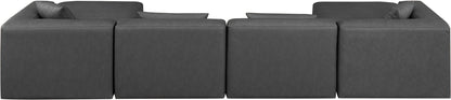 Cube - 6 Piece Modular Double Chaise Sectional