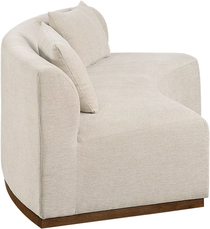 Avanti - 104" Chenille Fabric Upholstered Sofa