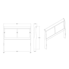 Charlston - 5 Piece Bedroom Set With LED Headboard