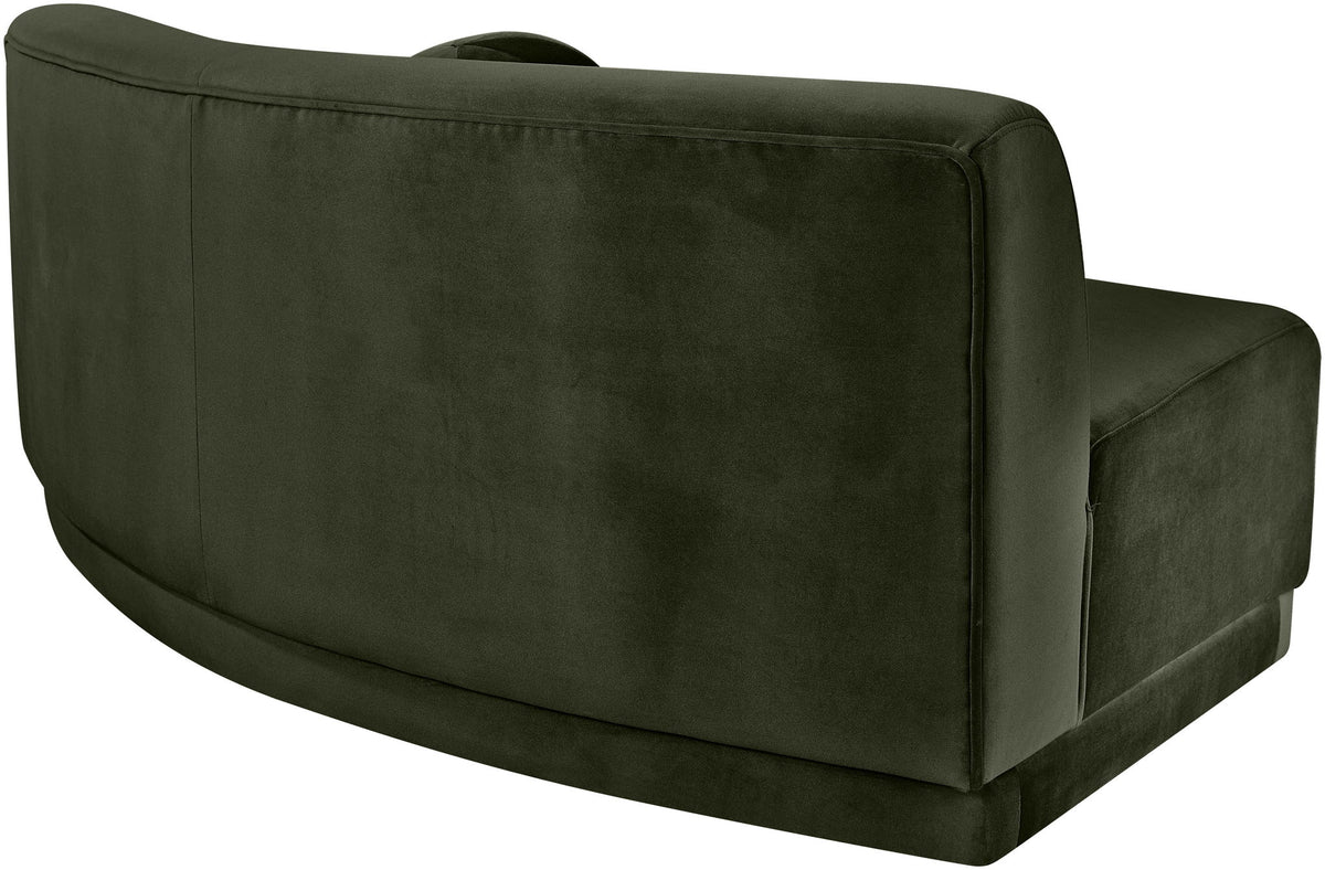 Avra - Velvet Performance Fabric Upholstered Armless Sofa