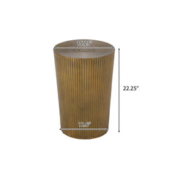 Langseth - Iron Sunburst Side Table Modern Design