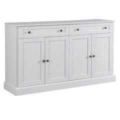 Kitchen Sideboard Storage Buffet Cabinet With 2 Drawers & 4 Doors Adjustable Shelves For Dining Room, Living Room
