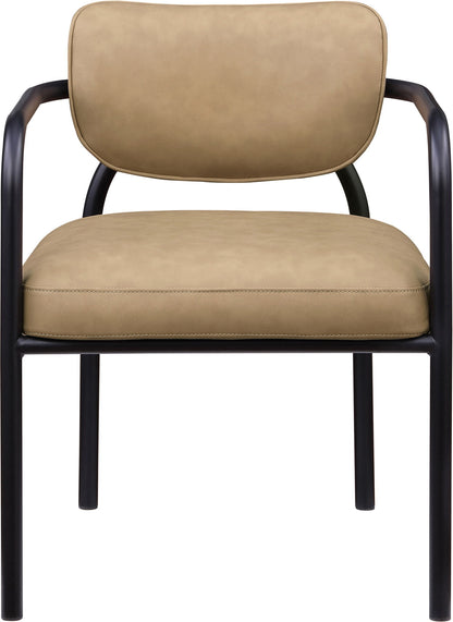 Serava - Vegan Leather Upholstered Dining Chair (Set of 2) - Tan