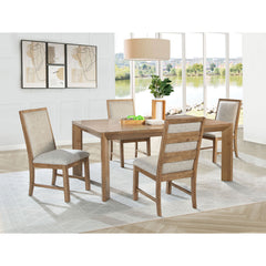 Rectangular Dining Set With Angular Legs