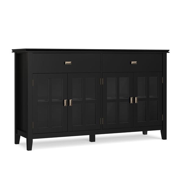 Artisan - Large 4 Door Sideboard Buffet - Black