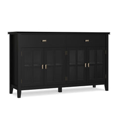Artisan - Large 4 Door Sideboard Buffet - Black