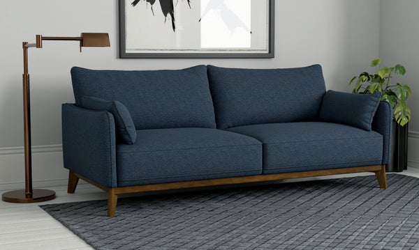 Sofa - Blue - Solid Wood