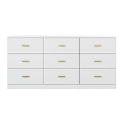 9 Drawer Dresser, Ample Storage For Bedroom