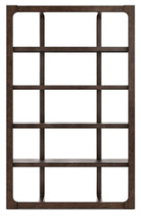 Breckington - Dark Brown - Bookcase