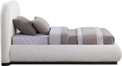 Vaughn - Chenille Bed With Black Base