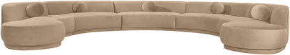 Avra - 192" Velvet Performance Fabric Upholstered Sectional