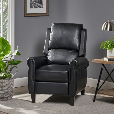 Contemporary Push Back Recliner Chair