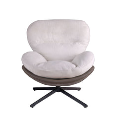 360° Swivel Office Chair, No Wheels