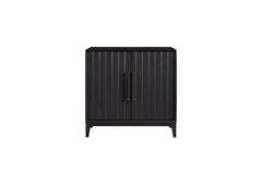 Ample Storage Bar Cabinet - Peppercorn