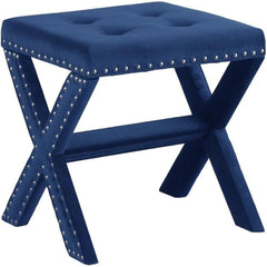 Upholstered Accent Bench With Nailhead Trim