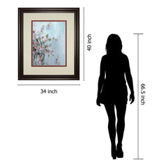 Wilting Away By Macy Cole - Framed Print Wall Art - Blue