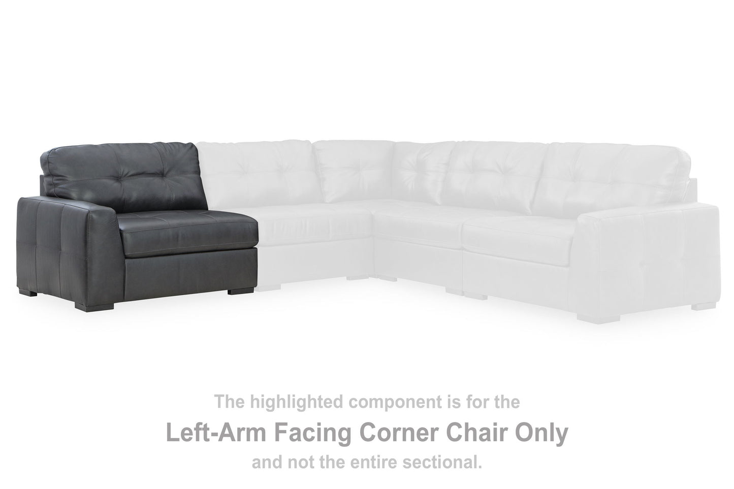 Brindley Pier - Laf Corner Chair - Fog