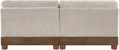 Turin - Chenille Fabric Upholstered Modular Sectional - Taupe