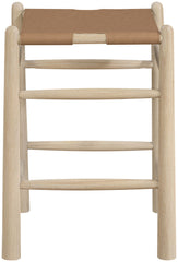 Santos - Backless Counter Stool With Stained Natural Base