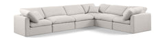 Indulge - Linen 6 Piece Modular Corner Sectional