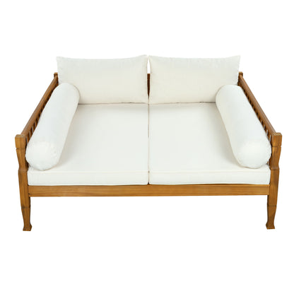 Outdoor Sofa Bed, 2 In 1 Patio Daybed For Backyard